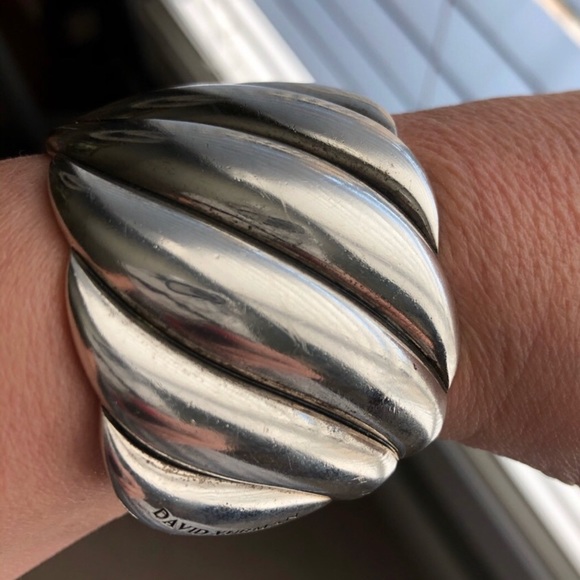 DAVID YURMAN CUFF ONLY-925 SILVER DY HAMPTON CUFF - Picture 4 of 6
